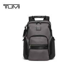 TUMI Alpha Bravo系列 男士双肩包 0232793XB 炭黑色