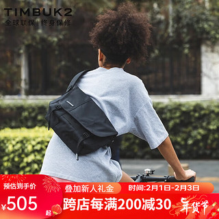 TIMBUK2斜挎差包骑行死飞包撞色潮流男女包防水运动单肩包女友礼 音速黑环保料 S