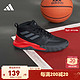 adidas 阿迪达斯 OWNTHEGAME团队款实战篮球运动鞋男子阿迪达斯官方 黑色/红色 44.5(275mm)