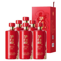 moutai 茅台 醇 53度 柔和酱香型白酒 茅台醇(2008)新款500ml 53度