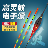 臻佑(Grsaed)鱼漂电子漂水无影日夜两用夜光漂鲫鱼漂鲤鱼漂混养夜钓漂醒目高灵敏纳米台钓浮标渔具浮漂CP04