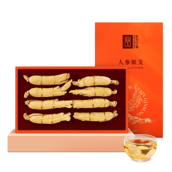 长白山人参 长白山甄选原支人参 80g*1盒 礼盒装