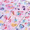 Disney 迪士尼 小马宝莉儿童立体泡棉贴纸玩具卡通男女宝宝贴画2张女孩