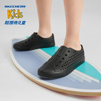斯凯奇（Skechers）男童凉鞋308450L 男童/全黑色/BBK 27.5码