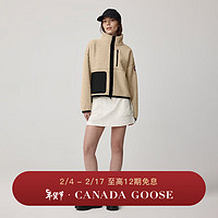 加拿大鹅（Canada Goose）【】Simcoe女士羊羔绒拉链夹克 1101W 961 迷雾灰 S