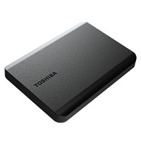 TOSHIBA 东芝 移动硬盘新小黑A5 1T 2T 4T USB3.0接口 手机电脑两用