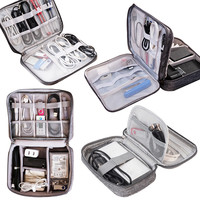 CARD LU SI 卡陆斯 包纳多功能数据线收纳包 笔记本电源线收纳盒数码收纳包耳机U盘U盾充电器充电宝手机配件保护布袋大容量定制