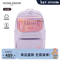 Teenie Weenie Kids小熊童装24春季女童炫彩大容量双肩书包 浅紫色 M