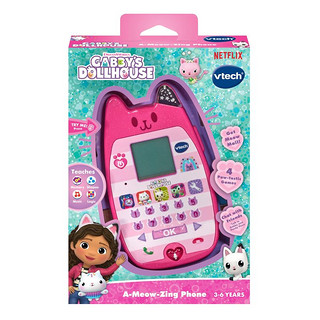 伟易达（vtech）Gabby's Dollhouse盖比的玩具屋儿童手机游戏三种铃声80-561900 粉色