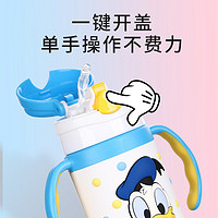 Disney 迪士尼 宝宝保温杯婴儿学饮水杯防呛幼儿园吸管杯儿童水壶