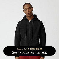 加拿大鹅（Canada Goose） Huron男士黑标全拉链连帽卫衣 7401MB 61 黑色 M