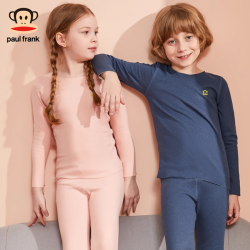 Paul Frank 大嘴猴 儿童保暖内衣套装  2件套