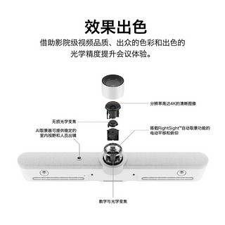 罗技C5500e摄像头商务一体式视频会议系统4K超清大型扬声器麦克风