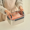 Glasslock不锈钢保鲜盒 大容量手提式冰箱收纳储存盒 7200ml  GTDT800 7200ml-手提式不锈钢保鲜盒