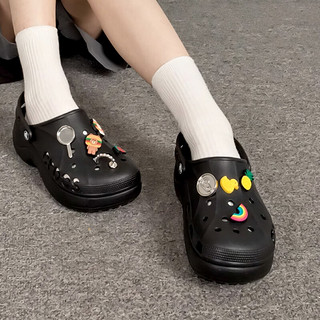 卡骆驰（crocs）女2024春季运动拖鞋 208186-001 41-42