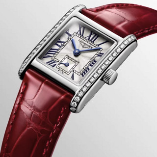 LONGINES 浪琴 迷你黛绰维纳系列 21.5毫米石英腕表 L5.200.0.71.D 礼盒装 配表带款