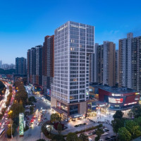 周末清明不加价，紧邻梅溪湖CBD商圈！长沙梅溪湖豪生酒店 悦眠双床房1晚套餐（含双早+商务自助式午餐/晚餐）