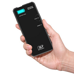 AIMOV 便携充电款投影仪高清迷你投影带电池宿舍露营家用手机同屏