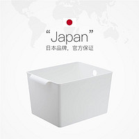 SHIMOYAMA 霜山 桌面收纳盒手提收纳筐杂物塑料储物盒化妆品整理盒