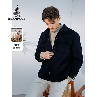 beanpole【91%绵羊毛】滨波 男士春秋商务休闲易搭手工夹克 栗色 180/96A