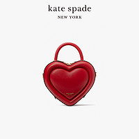 Kate Spade 【情人节限定】ks pitter patter 3d 女士爱心皮革斜挎包