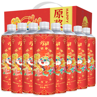 亮动 全麦 原浆啤酒  1x8x1000ml 包装 1000ml