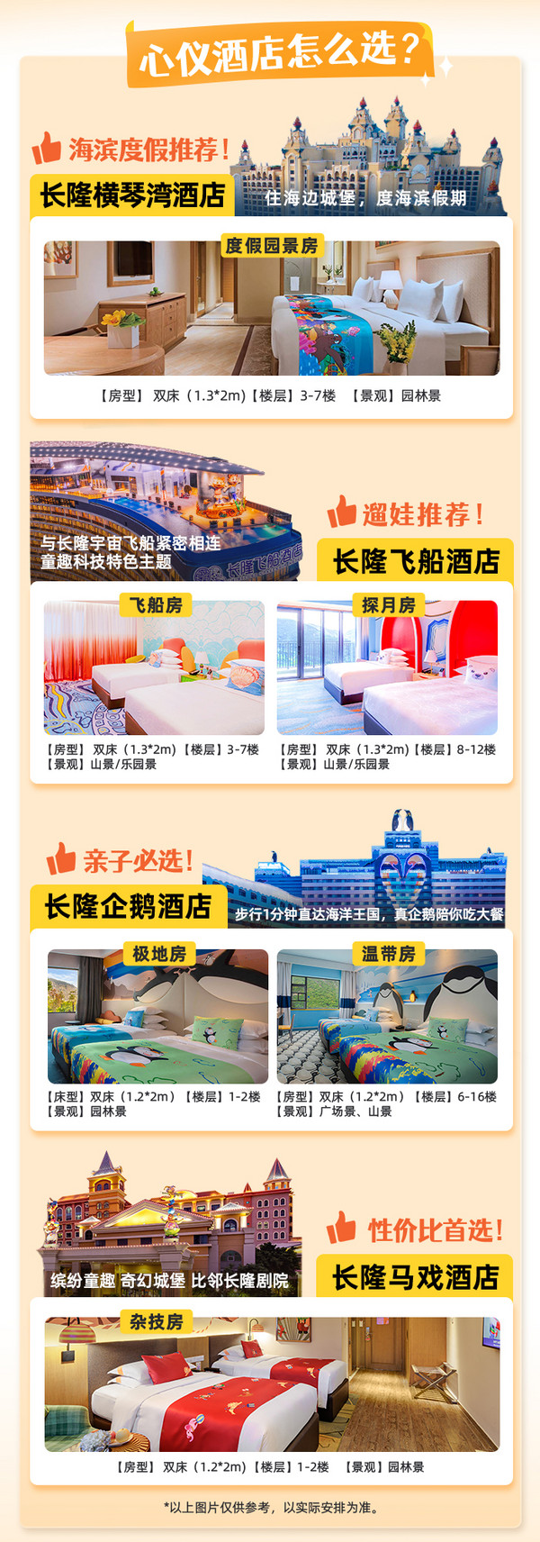 刚需囤!又能避寒又能遛娃,光门票就值2336元!珠海长隆四大酒店3天2晚套餐(含海洋王国门票+宇宙飞船门票等)