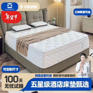  QUEENSMENG 零压舒适 记忆棉床垫  零压舒适款【约22cm 软硬适中】 20-25cm（含） 软硬双面