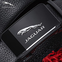 JAGUAR捷豹皮带真皮男士高端奢侈腰带商务头层牛皮裤带 110-120CM
