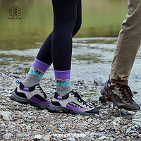 KOLON SPORT/可隆徒步鞋 款户外戈尔科技登山休闲运动越野鞋子 LUFG4STK33-GY 灰色GY 225mm