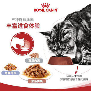 皇家【淮安仓】猫粮猫零食猫湿粮宠物猫主食软包通用 【付邮试用】 成猫慕斯肉泥 85G