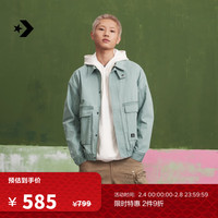 匡威（Converse）官方 秋冬男工装风多口袋夹棉夹克外套10026903 10026903-A01 S