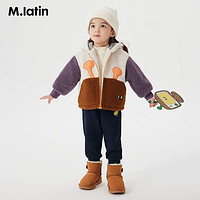 88VIP：M.Latin 马拉丁 童装儿童外套2023冬装新款男童女童小童立体造型羊羔毛外套
