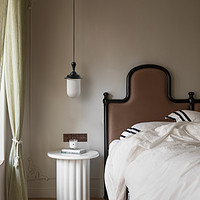 旭呈 卧室床头小吊灯吧台吊线灯氛围感法式创意中古复古高级感灯具