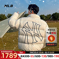 美职棒（MLB）同款羽绒服男装女装 23冬季休闲保暖外套宽松面包服外套 3ADJB0436-50CRS XS