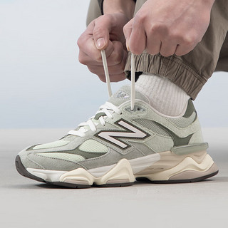 NEW BALANCE nb男鞋女鞋 24春季9060运动鞋透气跑步厚底老爹鞋休闲鞋 U9060EEC-D/浅绿色/9060系列 36