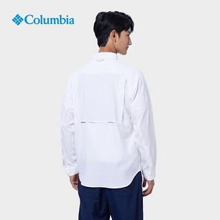 Columbia哥伦比亚户外男速干防晒UPF50防紫外线长袖衬衫AE1683 100(轻薄款) L(180/100A)