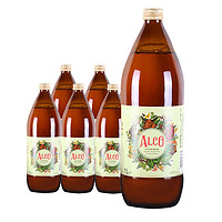 ALCO 阿尔寇 黄啤酒 1L*6瓶