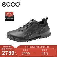 爱步(ECCO)运动鞋男 舒适缓震透气跑步鞋休闲鞋男 健步2.0系列800874 黑色4
