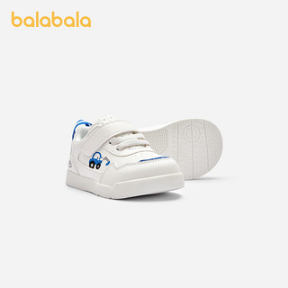 88VIP：巴拉巴拉 宝宝学步鞋婴儿鞋子男童女童春秋小白鞋2024防滑透气