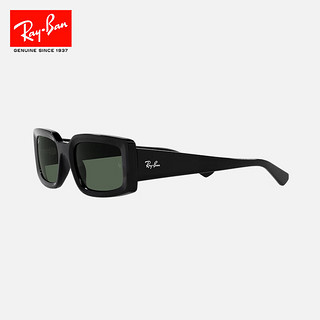 雷朋（RayBan）【成毅同款】太阳镜时尚窄框黑超墨镜男女款出街眼镜0RB4395F