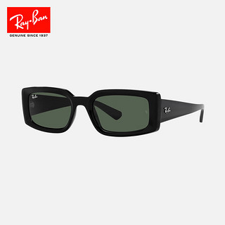 雷朋（RayBan）【成毅同款】太阳镜时尚窄框黑超墨镜男女款出街眼镜0RB4395F