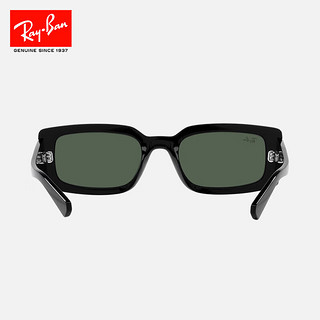 雷朋（RayBan）【成毅同款】太阳镜时尚窄框黑超墨镜男女款出街眼镜0RB4395F