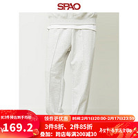 SPAO男士韩国同款20季松紧腰休闲束脚运动卫裤SPMTD12C01 灰色 175/82A/L