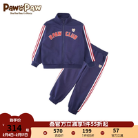 PawinPaw卡通小熊童装2024年春季男女童卫衣套装儿童卫衣卫裤 月销 0 藏青色/59 090