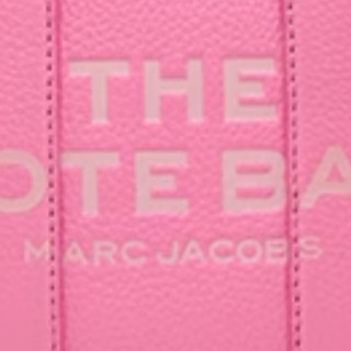 MARC JACOBS 马克·雅克布 THE TOTE 托特系列 女士牛皮革斜挎包 H053L01RE22 花瓣粉 迷你