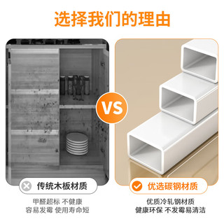 唐辑钢制书架书柜防尘落地多层带门铁艺书架置物架收纳储物柜五层长90 【加厚宽35cm】灰色五层长90