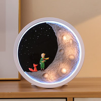 太空狗 小夜灯 蓝牙音响 白金色