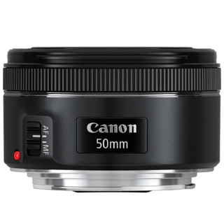 Canon 佳能 EF 50mm f/1.8 STM 标准定焦镜头 全画幅大光圈 单反相机镜头 小痰盂三代 人像定焦镜头