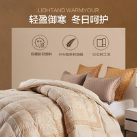 博洋博洋家纺95%羽绒被匈牙利白鹅绒被冬被保暖抑菌加厚被子冬季被芯 【匈牙利】95白鹅绒冬被-艾米纳 